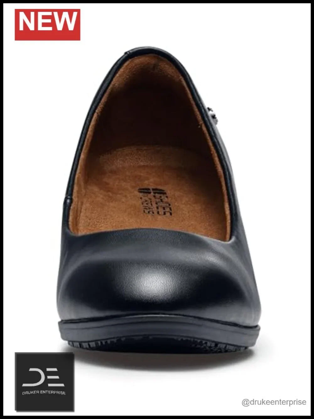 Slip-Resistant High Heel Pumps for Women | Water-Resistant Work Shoes | 2.5